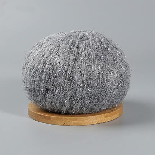 10 Stück Mohair-Garn zum Handstricken, DIY-Strickgarn mit Pailletten, Mohair-Garn auf Seide mit Schlaufengarn 10 Stück Mohair-Garn zum Handstricken, DIY-Strickgarn mit Pailletten, Mohair-Garn auf Seide mit Schlaufengarn von ABNUM
