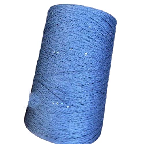 ABNUM 500 g, 2000 mm, Pailletten-Leinengarn zum Handstricken, Seiden-Spitzengarn zum Häkeln von glänzenden Pailletten, Linie zum Stricken, Faden 1 mm dick ABNUM 500 g, 2000 mm, Pailletten-Leinengarn zum Handstricken, Seiden-Spitzengarn zum Häkeln von glänzenden Pailletten, Linie zum Stricken, Faden 1 mm dick von ABNUM