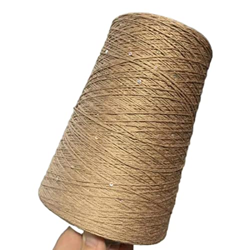 ABNUM 500 g, 2000 mm, Pailletten-Leinengarn zum Handstricken, Seiden-Spitzengarn zum Häkeln von glänzenden Pailletten, Linie zum Stricken, Faden 1 mm dick ABNUM 500 g, 2000 mm, Pailletten-Leinengarn zum Handstricken, Seiden-Spitzengarn zum Häkeln von glänzenden Pailletten, Linie zum Stricken, Faden 1 mm dick von ABNUM