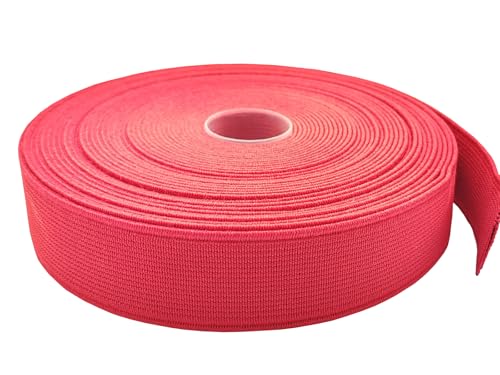 Elastische Bänder, 2,5 cm, schweres Stretchband, 9,1 m zum Nähen von Hosen, Taillenbund, Handwerk, Rot, 132506 Elastische Bänder, 2,5 cm, schweres Stretchband, 9,1 m zum Nähen von Hosen, Taillenbund, Handwerk, Rot, 132506 von ABOKOY