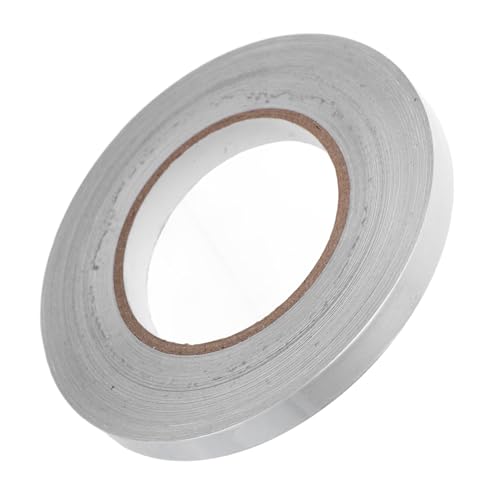 ABOOFAN 1 Rolle Abschirmband Klebstoff Klebeband aus Aluminiumfolie Kanalisation reflektierendes Band Blockierung Widerstand Thermal- Drahtabschirmung leitendes Band Silver von ABOOFAN