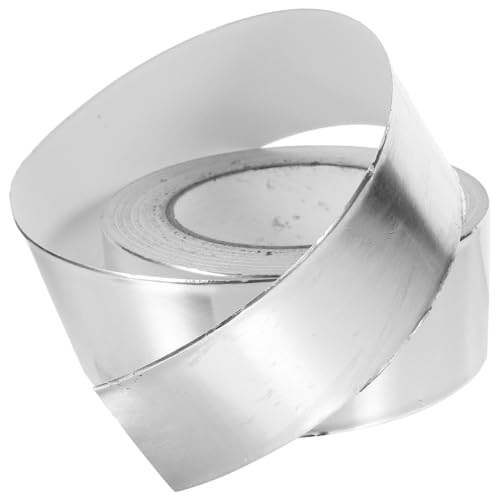 ABOOFAN 1 Rolle Aluminium Folienklebeband Hitzebeständiges Selbstklebendes Klebeband für Elektrische Reparaturen zur Isolierung und Abdichtung Verhindert Wasserdampf und Sorgt für von ABOOFAN