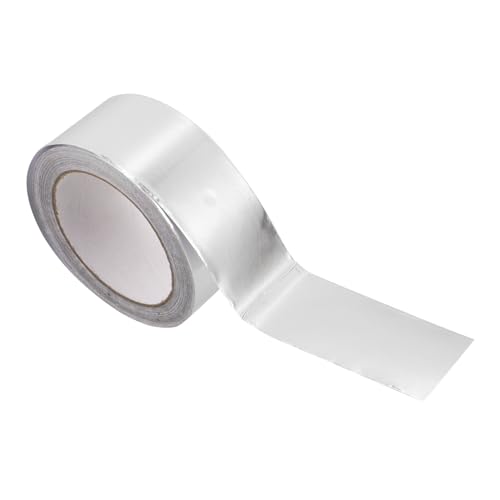ABOOFAN 1 Rolle Aluminiumband für Isolierung Selbstklebendes Klebeband Hitzebeständig für Klimaanlagenrohre Vielseitig Einsetzbar Optimaler Schutz und Einfache Anwendung von ABOOFAN