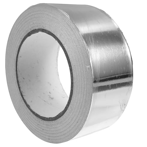 ABOOFAN 1 Rolle Aluminiumfolie Klebeband Hitzebeständiges Wasserdichtes Isolierklebeband Breit für Abdichten Reparaturen und Isolierung von Metalloberflächen Langlebig Wasser und von ABOOFAN