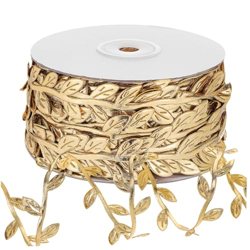 ABOOFAN 1 Rolle Blattband für Diy Dekorationen Künstliche mit Glitzer für Hochzeiten Partys Bastelprojekte und Home Decor Flexibles Stoffband für Kreative Anwendungen ABOOFAN 1 Rolle Blattband für Diy Dekorationen Künstliche mit Glitzer für Hochzeiten Partys Bastelprojekte und Home Decor Flexibles Stoffband für Kreative Anwendungen von ABOOFAN