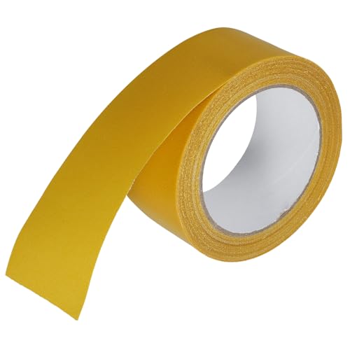 ABOOFAN 1 Rolle Doppelseitiges Klebeband Montageband Strapazierfähig Wandmontageband Doppelklebeband Für Teppiche Teppichbindeband Hochleistungsband Griffband Aus Stoff Ballaststoff Gelb von ABOOFAN