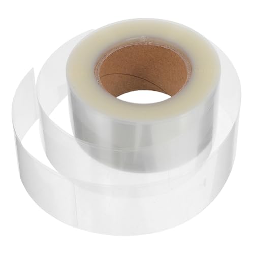 ABOOFAN 1 Rolle Etikettenschutzfolie transparente Etiketten selbstklebender Siegelaufkleber transparente Klebeetiketten Schifffahrtsbedarf Etikettbeschützer Klarer Etikettenschutz PVC von ABOOFAN