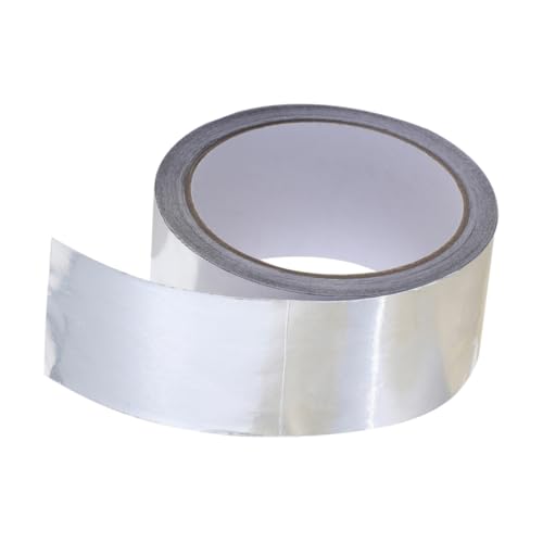 ABOOFAN 1 Rolle Folienband Klempnerband Doppelseitiges Klebeband Hochleistungsklebeband Aluminiumband Zur Isolierung Metallband Hochtemperaturband Auspuffband Hochtemperaturband ABOOFAN 1 Rolle Folienband Klempnerband Doppelseitiges Klebeband Hochleistungsklebeband Aluminiumband Zur Isolierung Metallband Hochtemperaturband Auspuffband Hochtemperaturband von ABOOFAN