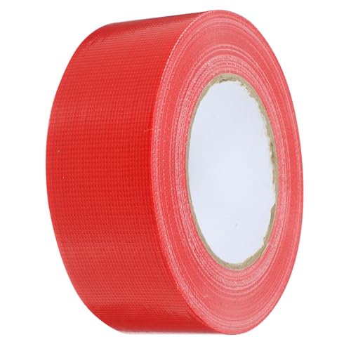 ABOOFAN 1 Rolle Hochleistungs Duct Tape Wasserdichtes Rotes Klebeband für Innen Außenanwendungen Vielseitig Einsetzbar zum Reparieren Basteln von ABOOFAN