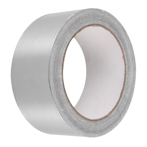 ABOOFAN 1 Rolle Isolierband Aus Aluminiumfolie Doppelt Verpackung Hitze Umreifung Isolierung Ac-klebeband Aluminiumfolienband Alu-rohrleitung Silberband Für Kanal Silver ABOOFAN 1 Rolle Isolierband Aus Aluminiumfolie Doppelt Verpackung Hitze Umreifung Isolierung Ac-klebeband Aluminiumfolienband Alu-rohrleitung Silberband Für Kanal Silver von ABOOFAN