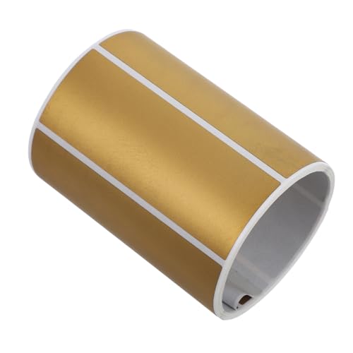 ABOOFAN 1 Rolle Kratzbeschichtung Kratzen Etikett Kratzer Aufkleber Zum Rubbeln Ticket Kratzaufkleber Party-rubbelspiel Aufkleber Zum Abrubbeln Selber Machen Klein Rechteck Papier Golden von ABOOFAN