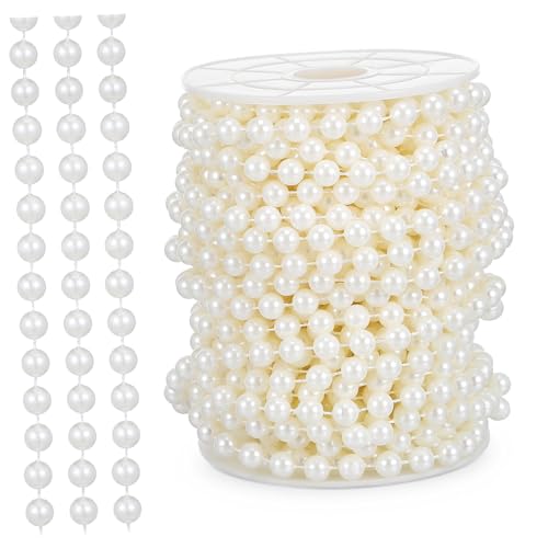 ABOOFAN 1 Rolle Perlengirlande Kunstperlen Schnur für Diy Hochzeiten Party Dekoration Leicht Zuschneidbar Robust und Langlebig für Kreative Projekte ABOOFAN 1 Rolle Perlengirlande Kunstperlen Schnur für Diy Hochzeiten Party Dekoration Leicht Zuschneidbar Robust und Langlebig für Kreative Projekte von ABOOFAN