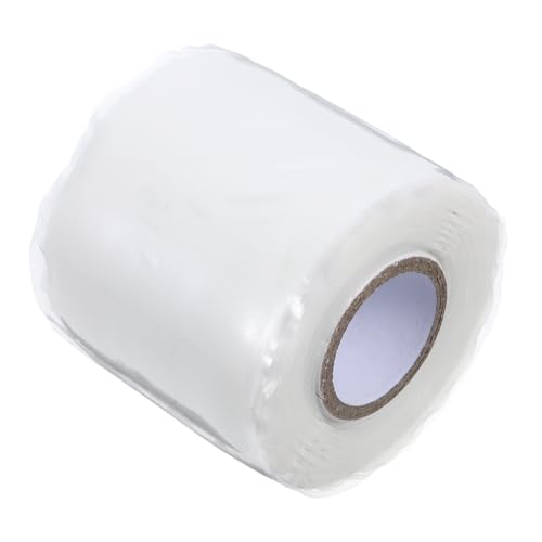 ABOOFAN 1 Rolle Wasserdichtes Klebeband Schlauchband Reparaturband für Schläuche Schlauch Reparatur Wasserleckband Wasserband Silikonband Silikon-Gummi Weiß ABOOFAN 1 Rolle Wasserdichtes Klebeband Schlauchband Reparaturband für Schläuche Schlauch Reparatur Wasserleckband Wasserband Silikonband Silikon-Gummi Weiß von ABOOFAN