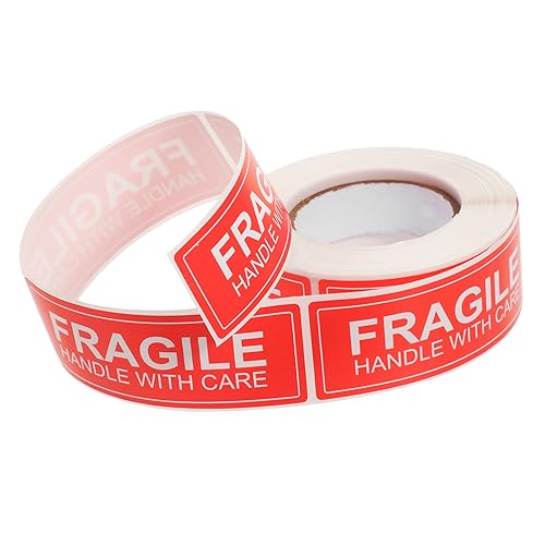 ABOOFAN 1 Rolle selbstklebendes Etikett Name Versand ziehen um Etiketten Verpackungsaufkleber Pflegepaketaufkleber Transportaufkleber Warnaufkleber Selbstklebendes beschichtetes Papier von ABOOFAN