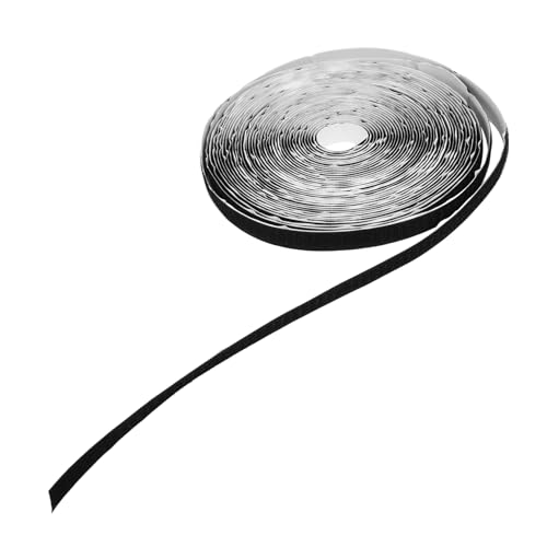 ABOOFAN 1 Rolle selbstklebendes Klebeband hängend doppelt Befestigung Schleife farbig für Stoff mit Kleber aus Stoff Klettband Klettstreifen Nylon Schwarz ABOOFAN 1 Rolle selbstklebendes Klebeband hängend doppelt Befestigung Schleife farbig für Stoff mit Kleber aus Stoff Klettband Klettstreifen Nylon Schwarz von ABOOFAN