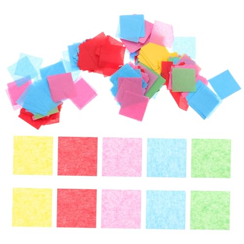 ABOOFAN 1 Satz Bunten Tissue Papierquadraten Konfetti für Hochzeiten Geburtstagsfeiern und Feiertage Vielseitige Dekoration für Feste und Besondere Anlässe ABOOFAN 1 Satz Bunten Tissue Papierquadraten Konfetti für Hochzeiten Geburtstagsfeiern und Feiertage Vielseitige Dekoration für Feste und Besondere Anlässe von ABOOFAN