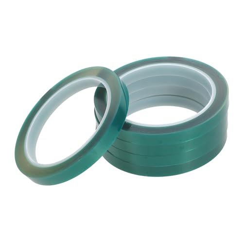 ABOOFAN 1 Satz Hochtemperaturresistenter Schutzfilm Maskierung Abdeckband Wärmeband Hitze Doppelseitiges Klebeband Schützendes Wärmeübertragungsband Schutzband Grün Das Haustier 5rollen ABOOFAN 1 Satz Hochtemperaturresistenter Schutzfilm Maskierung Abdeckband Wärmeband Hitze Doppelseitiges Klebeband Schützendes Wärmeübertragungsband Schutzband Grün Das Haustier 5rollen von ABOOFAN