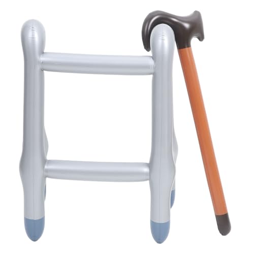 ABOOFAN 1 Satz Inflatable Walking Aid Stick für Halloween Bunte PVC Gehhilfe Leicht und Tragbar für Kostümpartys und Verkleidungen Langlebig und Bruchfest ABOOFAN 1 Satz Inflatable Walking Aid Stick für Halloween Bunte PVC Gehhilfe Leicht und Tragbar für Kostümpartys und Verkleidungen Langlebig und Bruchfest von ABOOFAN