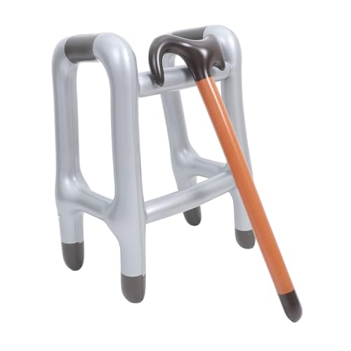 ABOOFAN 1 Satz PVC Aufblasbarer Gehstock Kreatives Inflatable Crutch für Bühnenaufführungen Halloween Dekoration und Kostümpartys Vielseitig Einsetzbar ABOOFAN 1 Satz PVC Aufblasbarer Gehstock Kreatives Inflatable Crutch für Bühnenaufführungen Halloween Dekoration und Kostümpartys Vielseitig Einsetzbar von ABOOFAN