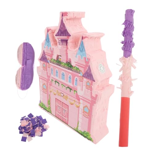 ABOOFAN 1 Satz Prinzessinnen Schloss Pinata für Kindergeburtstage Süße Überraschungen für Partydeko mit Konfetti Augenmaske Schlagstock Zauberhaftes Spielaccessoire für Mottopartys ABOOFAN 1 Satz Prinzessinnen Schloss Pinata für Kindergeburtstage Süße Überraschungen für Partydeko mit Konfetti Augenmaske Schlagstock Zauberhaftes Spielaccessoire für Mottopartys von ABOOFAN