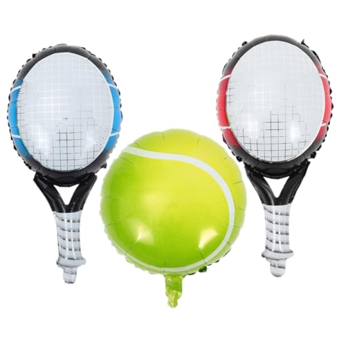 ABOOFAN 1 Satz Tennis Ballons Set Teiliges Set Dekoration für Tennis Mottopartys Geburtstagsfeiern und Sportveranstaltungen Leicht Aufzuhängen und Festlich von ABOOFAN