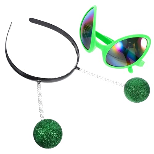ABOOFAN 1 Set Alien Stirnband Außerirdische Brille Lustige Stirnband Außerirdische Kostümzubehör Für Themenpartys Stilvolle Haarzubehör Photo Booth Requisiten ABOOFAN 1 Set Alien Stirnband Außerirdische Brille Lustige Stirnband Außerirdische Kostümzubehör Für Themenpartys Stilvolle Haarzubehör Photo Booth Requisiten von ABOOFAN