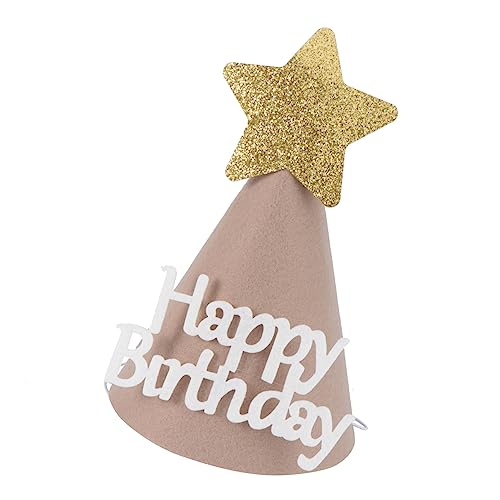 ABOOFAN 1 Stück Niedlicher Geburtstagsfeier Hut Adorable Birthday Hat für Babyfeiern Kostümpartys Dekoration Hochwertiger Filzhut Fotorequisit für Unvergessliche ABOOFAN 1 Stück Niedlicher Geburtstagsfeier Hut Adorable Birthday Hat für Babyfeiern Kostümpartys Dekoration Hochwertiger Filzhut Fotorequisit für Unvergessliche von ABOOFAN
