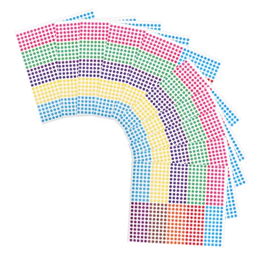 ABOOFAN 10 Blatt Bunte Punktetiketten für Schule Büro und Kreative Projekte Wetterfest und Vielseitig Einsetzbar ABOOFAN 10 Blatt Bunte Punktetiketten für Schule Büro und Kreative Projekte Wetterfest und Vielseitig Einsetzbar von ABOOFAN