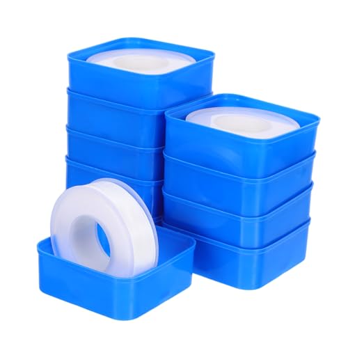 ABOOFAN 10 Rollen Ptfe Dichtband Wasserdichtes Reparaturband für Wasserrohre Küchen Badezimmer Langlebiges Hitzebeständiges Klebeband für Zuverlässige Abdichtungen von ABOOFAN