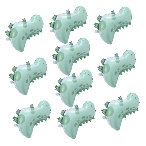 ABOOFAN 10 Stück Dinosaurier-ballon Dinosaurier-geburtstagsballons Ballon Aus Aluminium Dinosaurierballons Dinosaurier -tierballons Dinosaurierballons Geburtstag Grün Aluminiumfolie von ABOOFAN