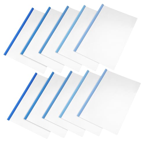 ABOOFAN 10 Stück Klare Dokumentenmappe mit Schiebemechanismus Kapazität für Schule und Büro Stilvolles Design für Effektive Organisation von ABOOFAN