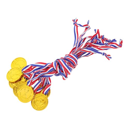 ABOOFAN 10 Stück Medaillen für Verleihen Sie Medaillen als Partygeschenke Auszeichnungen für Kindermedaillen Medaille Gastgeschenke Gold Medaille pp Golden von ABOOFAN