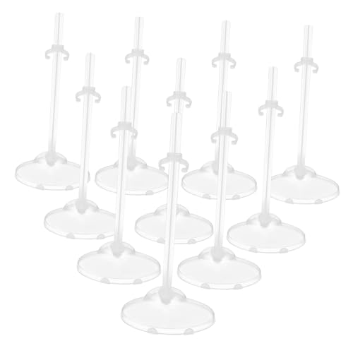 ABOOFAN 10 Stück Puppenständer Steht Mini klein Stand Zeigen Anzeige Unterstützung Klammer hoch Figur Zubehör Aufbewahrungsregal Rackhalter Puppenorganisator Figurenhalterständer Plastik ABOOFAN 10 Stück Puppenständer Steht Mini klein Stand Zeigen Anzeige Unterstützung Klammer hoch Figur Zubehör Aufbewahrungsregal Rackhalter Puppenorganisator Figurenhalterständer Plastik von ABOOFAN