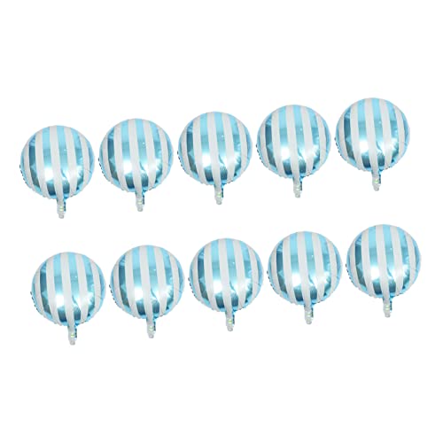 ABOOFAN 10 Stück Runde Streifenballons Candy Farben Folienballons für Hochzeiten Geburtstagsfeiern und Festliche Dekorationen für Partys und Besondere Anlässe ABOOFAN 10 Stück Runde Streifenballons Candy Farben Folienballons für Hochzeiten Geburtstagsfeiern und Festliche Dekorationen für Partys und Besondere Anlässe von ABOOFAN