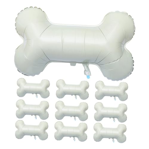 ABOOFAN 10 Stück Teiliges Bone Foil Ballons Formschöne Aluminiumfolienballons für Kindergeburtstagsfeiern Babypartys und Valentinstag Dekorationen ABOOFAN 10 Stück Teiliges Bone Foil Ballons Formschöne Aluminiumfolienballons für Kindergeburtstagsfeiern Babypartys und Valentinstag Dekorationen von ABOOFAN