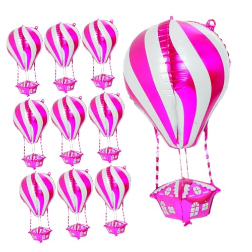 ABOOFAN 10 Stück Teiliges Heißluftballon Aluminiumfolien Ballon Langlebig Wiederverwendbar für Kindergeburtstag Shower Partydekoration Weihnachten Halloween Neujahr Hochzeitsfeier ABOOFAN 10 Stück Teiliges Heißluftballon Aluminiumfolien Ballon Langlebig Wiederverwendbar für Kindergeburtstag Shower Partydekoration Weihnachten Halloween Neujahr Hochzeitsfeier von ABOOFAN