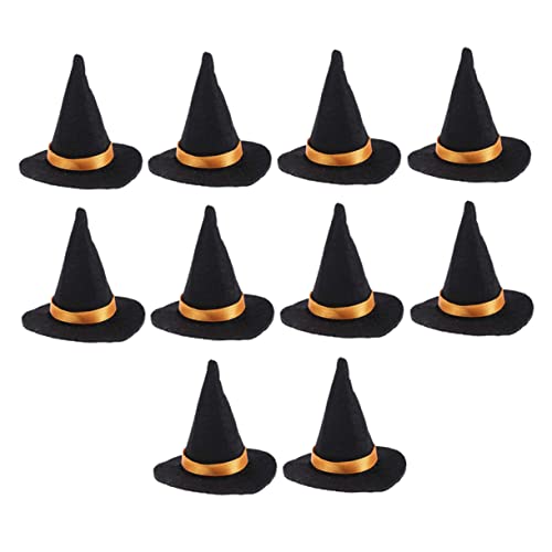 ABOOFAN 10 Stück Teiliges Mini Hexenhüte für Weinflaschen Dekorative Halloween Hüte für Partys Kreative Tischdekoration und Fotorequisiten Schwarze Hexenhüte aus Hochwertigem Material ABOOFAN 10 Stück Teiliges Mini Hexenhüte für Weinflaschen Dekorative Halloween Hüte für Partys Kreative Tischdekoration und Fotorequisiten Schwarze Hexenhüte aus Hochwertigem Material von ABOOFAN