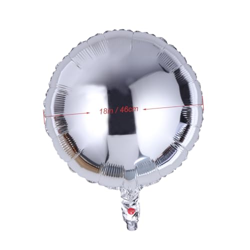 ABOOFAN 10 Stück Teiliges Runde Silberne Folien luftballons Heliumgeeignet Wiederverwendbar für Geburtstagsfeiern Hochzeiten Valentinstag und Partydekorationen ABOOFAN 10 Stück Teiliges Runde Silberne Folien luftballons Heliumgeeignet Wiederverwendbar für Geburtstagsfeiern Hochzeiten Valentinstag und Partydekorationen von ABOOFAN
