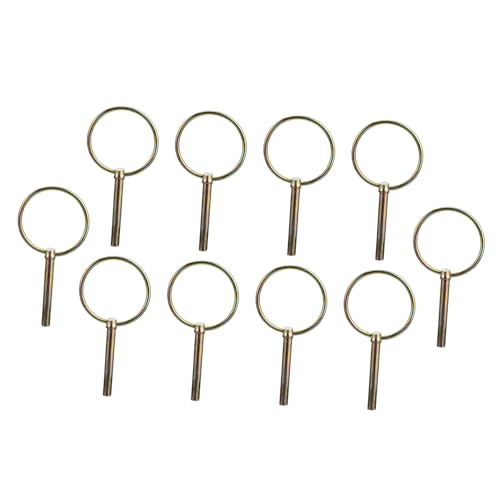 ABOOFAN 10 Stück Teiliges Verzinkte Lynch Pins mit Federbelasteten Ringsicherungen Hochfeste O ring splinte aus Kohlenstoffstahl Rost Korrosionsbeständig Geeignet für Landwirtschaftliche ABOOFAN 10 Stück Teiliges Verzinkte Lynch Pins mit Federbelasteten Ringsicherungen Hochfeste O ring splinte aus Kohlenstoffstahl Rost Korrosionsbeständig Geeignet für Landwirtschaftliche von ABOOFAN