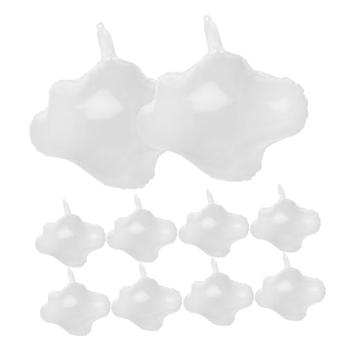ABOOFAN 10 Stück Wolkenförmige Folienballons für Shower und Partys Dekoration für Geburtstagsfeiern Hochzeiten und Feiertage Aufzublasen und Vielseitig Einsetzbar von ABOOFAN