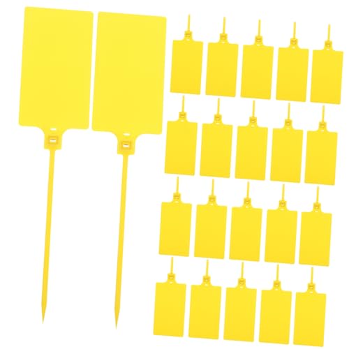 ABOOFAN 100 Stück Anhänger zum Aufhängen Etiketten Stichworte Etikettierungs -Tags Kabel Preisschilder Kunststoffanhänger das Etikett Gepäckversandanhänger leere Tag-Verzierung pp Yellow ABOOFAN 100 Stück Anhänger zum Aufhängen Etiketten Stichworte Etikettierungs -Tags Kabel Preisschilder Kunststoffanhänger das Etikett Gepäckversandanhänger leere Tag-Verzierung pp Yellow von ABOOFAN