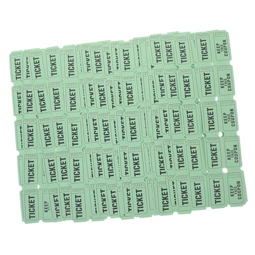 ABOOFAN 100 Stück Tickets für Partys Festivals Karneval Papiertickets für Veranstaltungen Spiel Lose Event Ticket Etiketten Vielseitig Einsetzbar ABOOFAN 100 Stück Tickets für Partys Festivals Karneval Papiertickets für Veranstaltungen Spiel Lose Event Ticket Etiketten Vielseitig Einsetzbar von ABOOFAN
