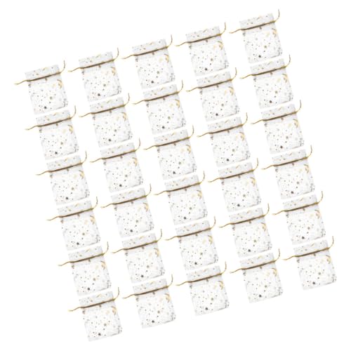 ABOOFAN 100 Stück Organzabeutel mit Kordelzug Stern und Mondmuster Leere Netzbeutel für Schmuck und Dekoration Vielseitig Einsetzbar für Hochzeiten Partys und ABOOFAN 100 Stück Organzabeutel mit Kordelzug Stern und Mondmuster Leere Netzbeutel für Schmuck und Dekoration Vielseitig Einsetzbar für Hochzeiten Partys und von ABOOFAN