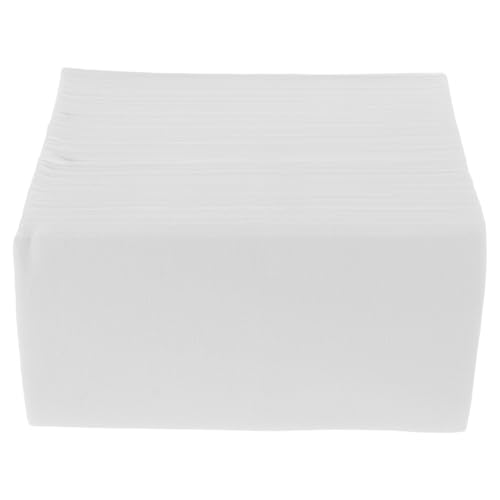 ABOOFAN 100 Stück Papierserviette Gästehandtücher aus Papier Badezimmer Gasttücher Einweg Einweghandtücher Badezimmerhandtücher Einweg Papierhandtücher Servietten aus Papier Handtuch Weiß von ABOOFAN