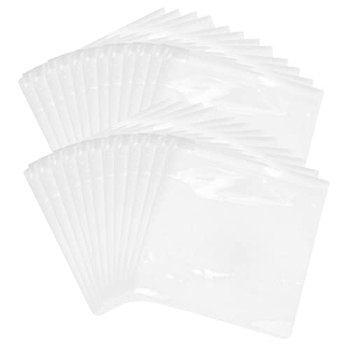 ABOOFAN 100 Stück Zipper Lock Bags aus Robustem PVC Transparente Aufbewahrungstaschen für Schmuck Lebensmittelschutz und Wiederverwendbar und Langlebig ABOOFAN 100 Stück Zipper Lock Bags aus Robustem PVC Transparente Aufbewahrungstaschen für Schmuck Lebensmittelschutz und Wiederverwendbar und Langlebig von ABOOFAN