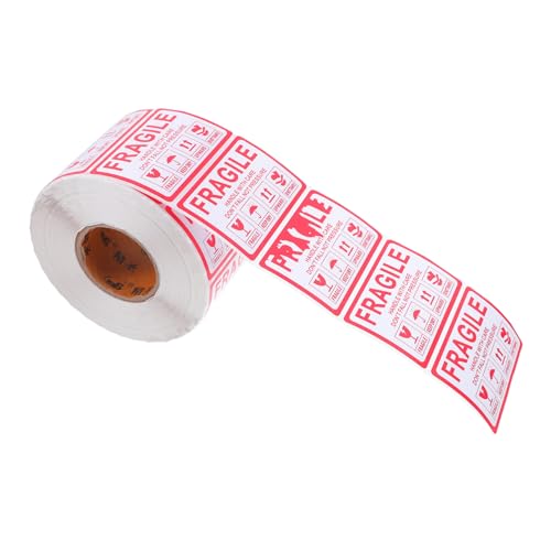 ABOOFAN 1000 Stück Fragile Logo-Aufkleber Schifffahrtsbedarf Verpackungsaufkleber Versand zerbrechlicher Etiketten Versandwarnaufkleber zerbrechliches Packband Kupferplatte rot ABOOFAN 1000 Stück Fragile Logo-Aufkleber Schifffahrtsbedarf Verpackungsaufkleber Versand zerbrechlicher Etiketten Versandwarnaufkleber zerbrechliches Packband Kupferplatte rot von ABOOFAN