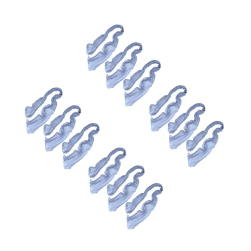 ABOOFAN 12 Stck. Bohemian Tischflagge Hochzeitsläufer Bankett-Buffet-Tischläufer Tischläufer modern dekor Läuferpartydekorationen Polyester Blau von ABOOFAN