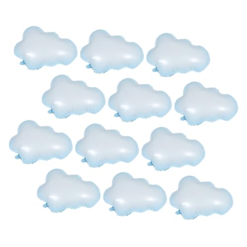 ABOOFAN 12 Stück Aluminium Folienballons Wolkenballons Dekoration für Geburtstagsfeiern und Partys für und Außenanwendungen Blau Weiße Wolkenform ABOOFAN 12 Stück Aluminium Folienballons Wolkenballons Dekoration für Geburtstagsfeiern und Partys für und Außenanwendungen Blau Weiße Wolkenform von ABOOFAN