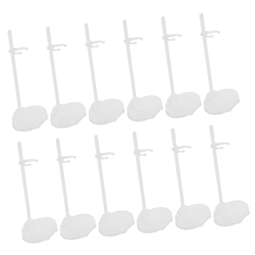 ABOOFAN 12 Stück Figurenständer Puppenständer Displayhalter Für Actionfiguren Puppeninhaber Stehen Aktionsfigurhalter Puppe Steht Stützrahmen Für Puppen Transparent Plastik von ABOOFAN