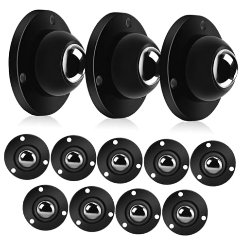 ABOOFAN 12 Stück Klebendes Universalrad Universal- Pflicht flache Rollen mit Rollen für Möbelbeine Grad selbstklebende Universalräder Haftkugel -Rosors schwarz Stahl Ball ABOOFAN 12 Stück Klebendes Universalrad Universal- Pflicht flache Rollen mit Rollen für Möbelbeine Grad selbstklebende Universalräder Haftkugel -Rosors schwarz Stahl Ball von ABOOFAN